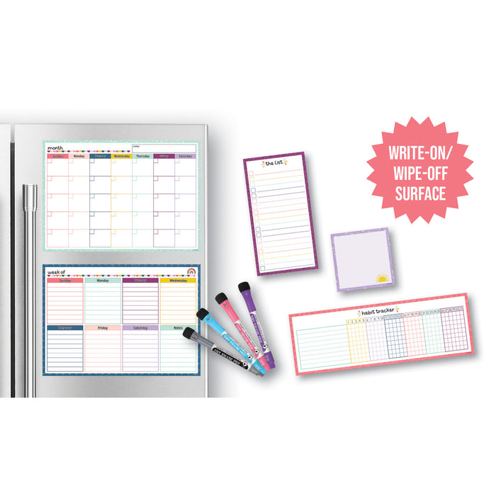 Teacher Created Resources TCR77403 Oh Happy Day Dry-Erase Magnetic Calendar Set