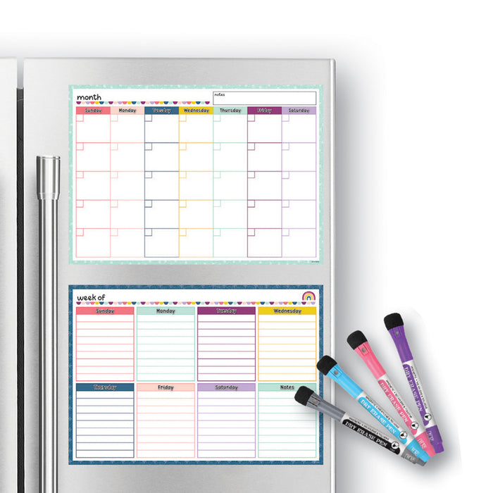 Teacher Created Resources TCR77403 Oh Happy Day Dry-Erase Magnetic Calendar Set