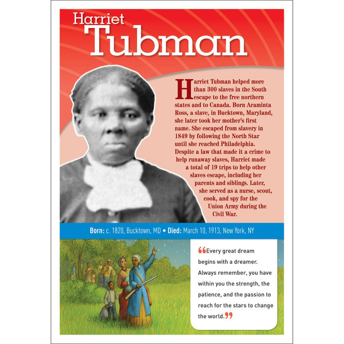 Scholastic Teaching Solutions TF-8026 Notable African Americans Bulletin Board Set