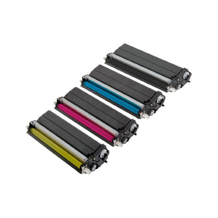 Compatible Brother TN439 Ultra High Yield Black, Cyan, Magenta, Yellow Toner Cartridges