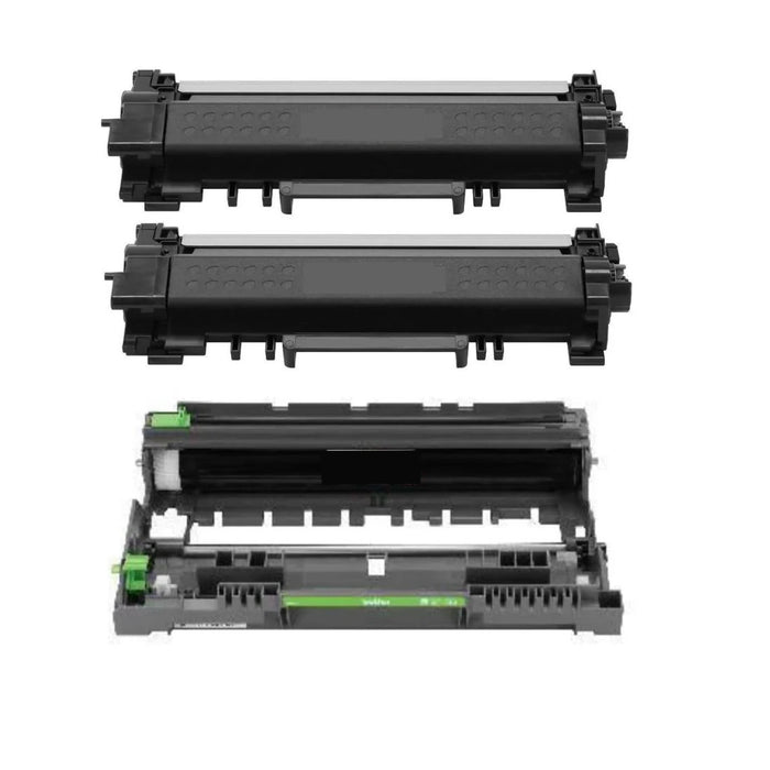 Compatible Brother TN760 DR730 Black Toner and Drum Set
