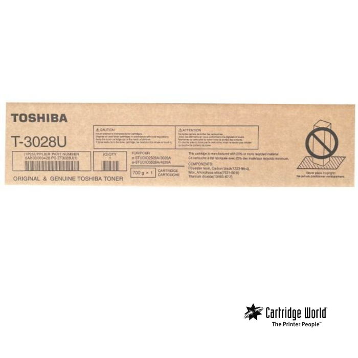 Toshiba T3028U High Yield E-studio 2528A Black Toner TOSHIBA