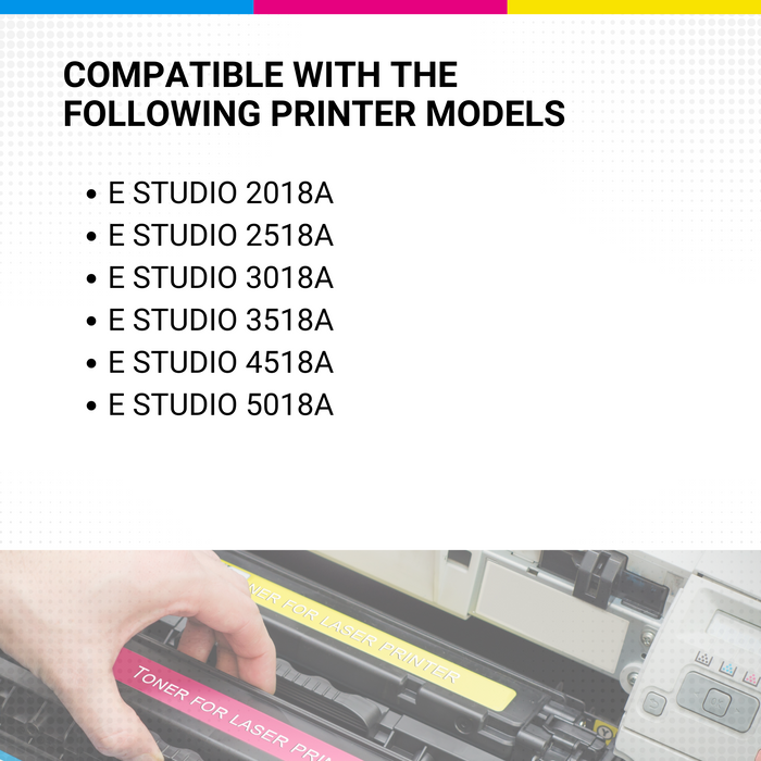 Toshiba T5018U High Yield E-studio 5018A Black Toner TOSHIBA