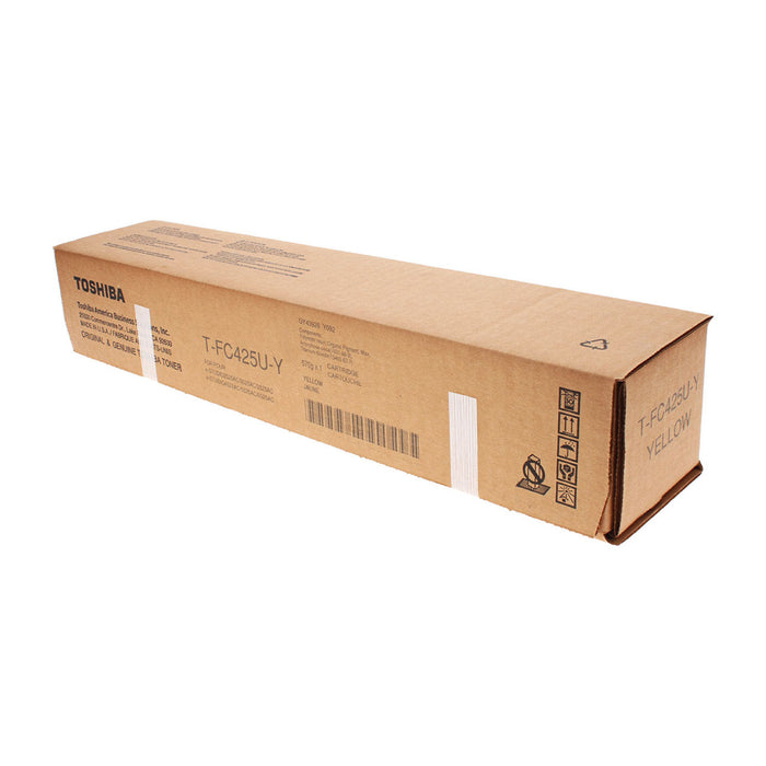 OEM Toshiba T-FC425U-Y (TFC425UY) Toner Cartridge, Yellow 38K Yield