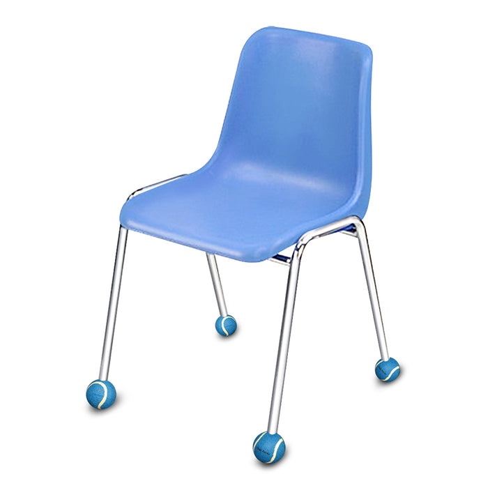 The Pencil Grip TPG233 Chair Socks, Blue, 4 Per Set, 36 Sets