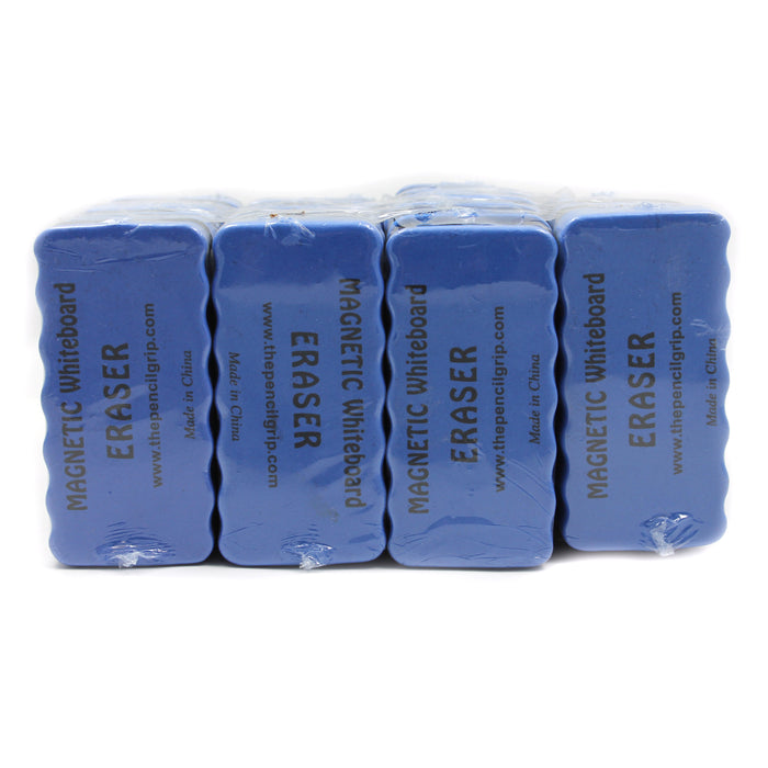 The Pencil Grip TPG35224 Magnetic Whiteboard Eraser, 4" x 2", Blue, Pack of 24