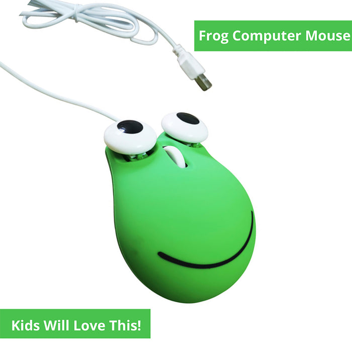 The Pencil Grip TPG990 Frog Shape Computer Mouse