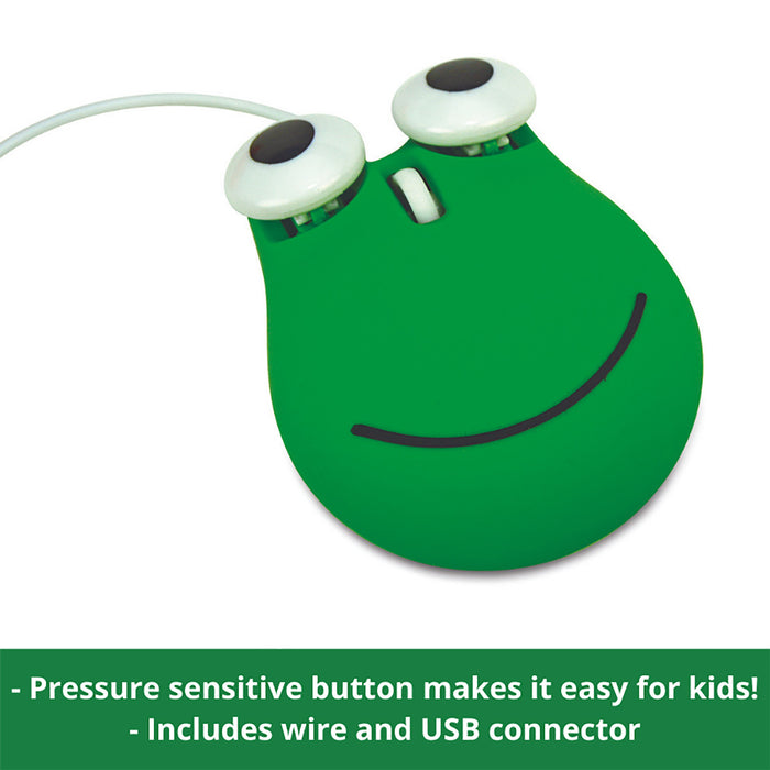 The Pencil Grip TPG990 Frog Shape Computer Mouse
