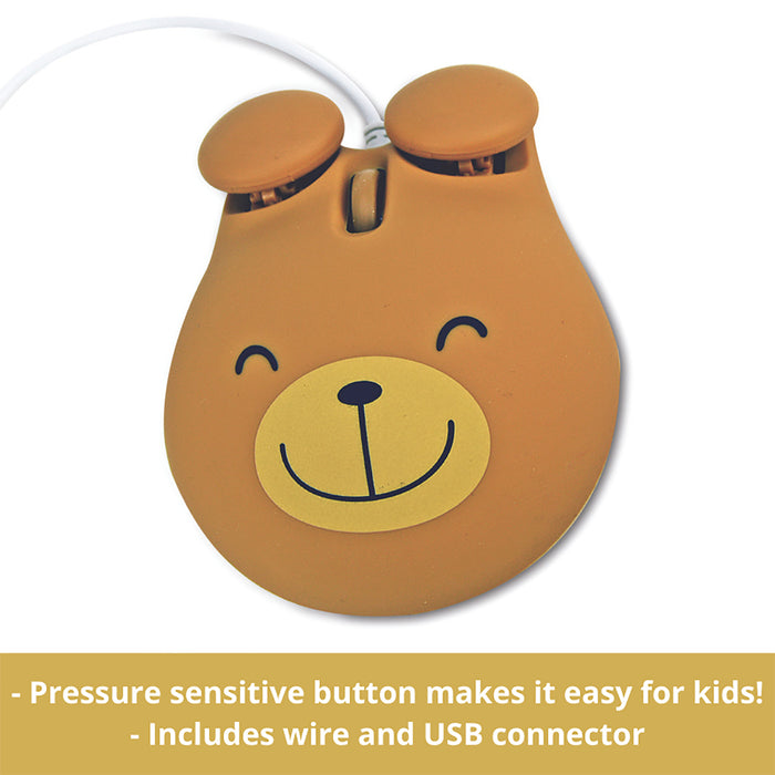 The Pencil Grip TPG991 Bear Shape Computer Mouse