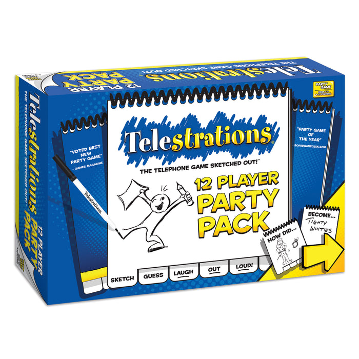 USAopoly USAPG000318 Telestrations 12 Player: The Party Pack