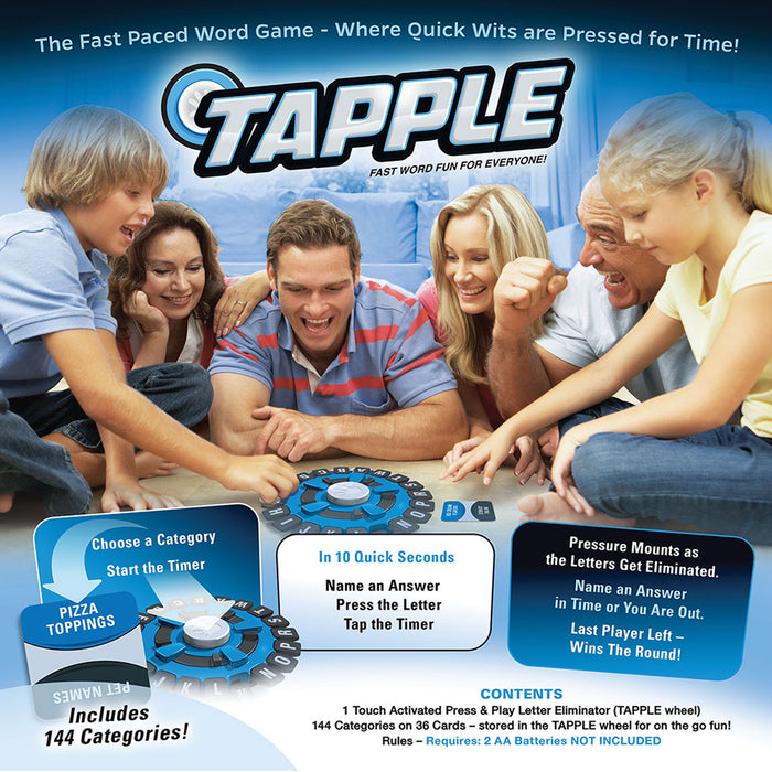 USAopoly USATL097000 Tapple Fast Word Fun For Everyone!