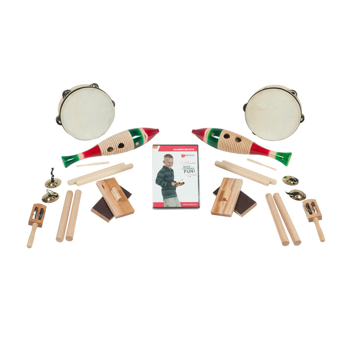 Westco Educational Products WEPKI3213 Sound Exploration Music Kit, 19 Pieces