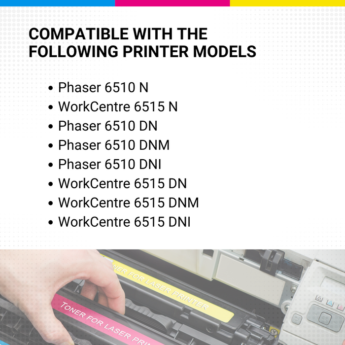 Xerox 106R03480 Workcentre 6515 High Yield Black Toner XEROX