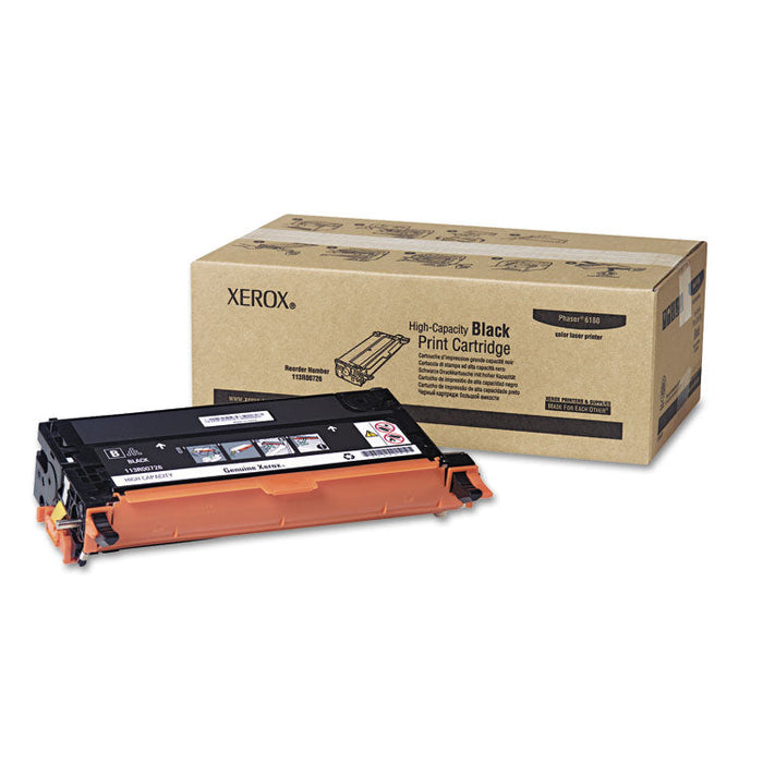 Xerox 113R00726 Phaser 6180 High Yield Black Toner XEROX