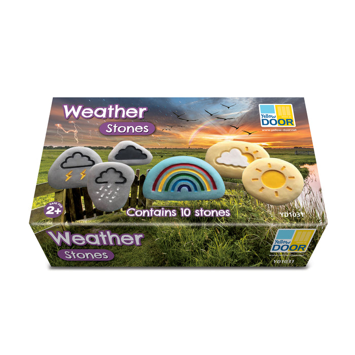 Yellow Door YUS1031 Weather Stones, Set of 10