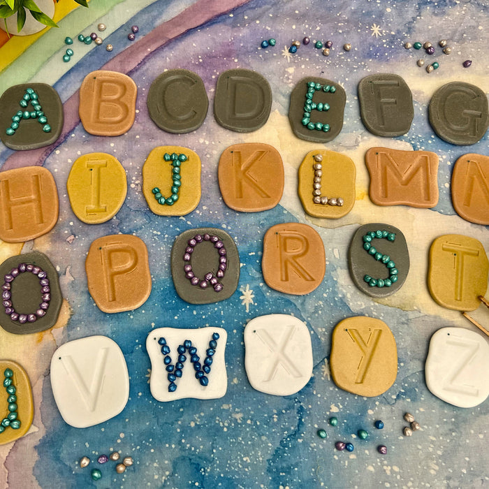 Yellow Door YUS1062US Feels-Write Uppercase Letter Stones