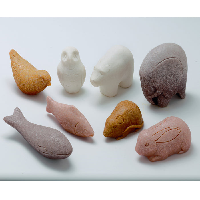 Yellow Door YUS1067 Sensory Play Animal Stone, Pack of 8