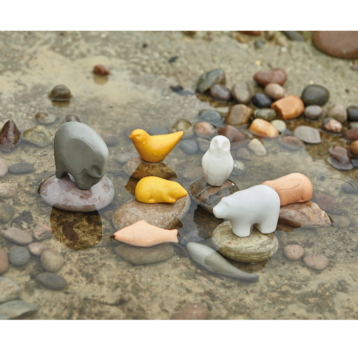 Yellow Door YUS1067 Sensory Play Animal Stone, Pack of 8