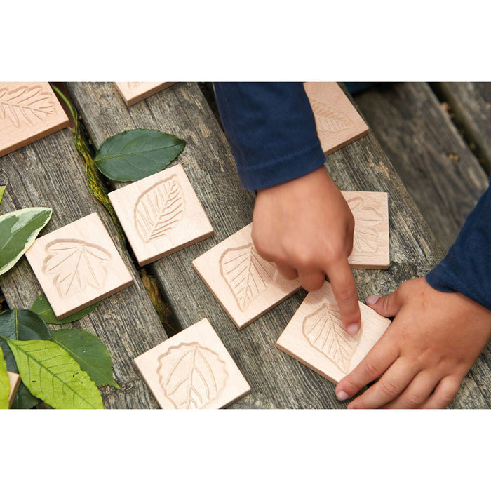 Yellow Door YUS1112 Match Me: Sensory Leaf Tiles, Set of 12