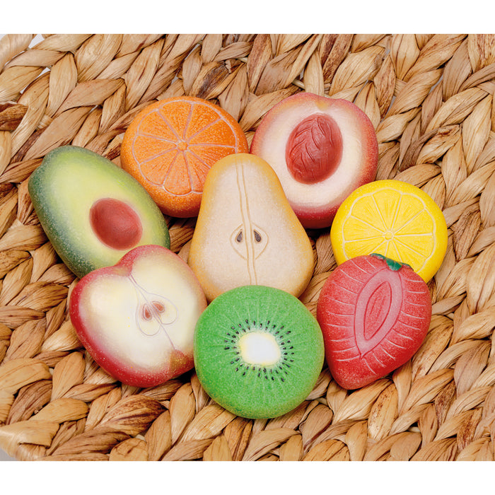 Yellow Door YUS1134 Fruit Sensory Play Stones, Set of 8