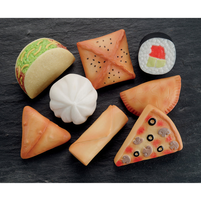 Yellow Door YUS1151 Sensory Play Stones, Foods of the World
