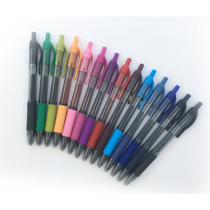 Zebra Pen ZEB46824 Sarasa Gel Retractable Gel Pens, Assorted 14-Pack