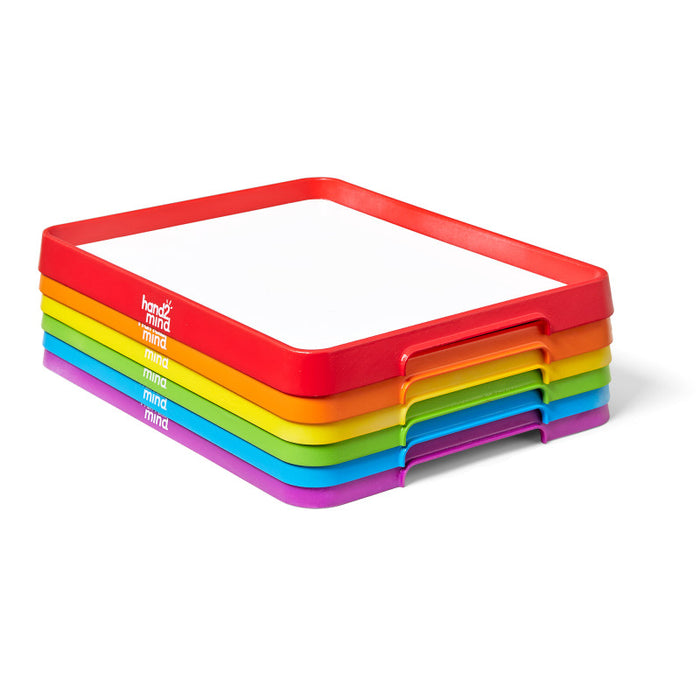 Hand2Mind HTM96157 Magnetic Dry-Erase Activity Trays, Set of 6