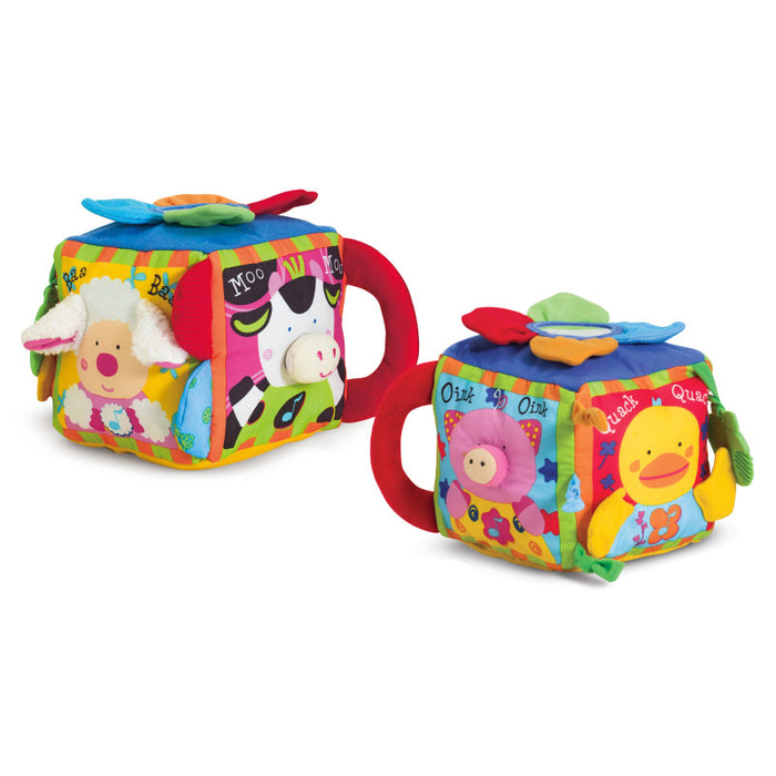Melissa & Doug LCI9177 Musical Farmyard Cube Learning Toy