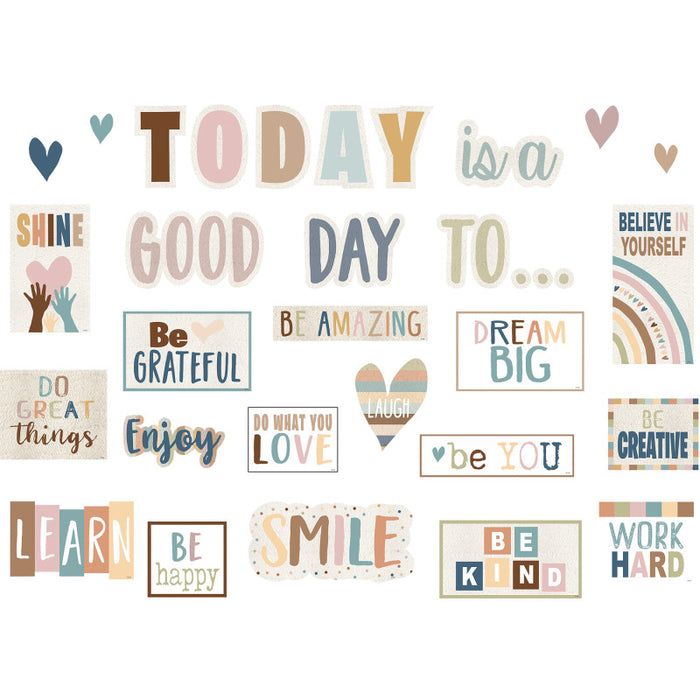 Teacher Created Resources TCR7163 Everyone is Welcome Today is a Good Day Mini Bulletin Board Set