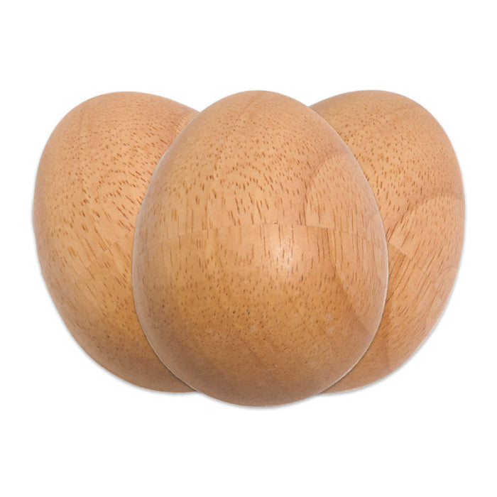 Westco Educational Products WEPSH90063 Wooden Egg Shaker, Large, Set of 3