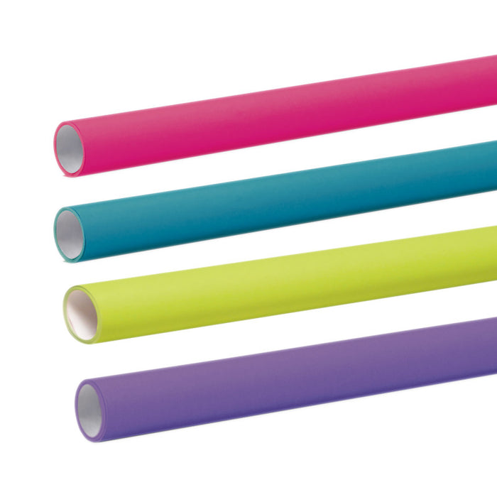 Fadeless PAC0057533 Bulletin Board Art Paper, Bright Assortment, 48" x 12', 4 Rolls