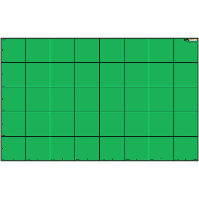 Geyer Instructional Products GYR199130 Wonder League Robotics Competition Green Screen Mat, 150cm x 240cm with 30cm Grid