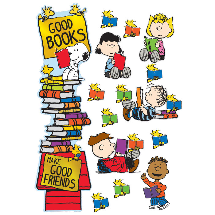 Eureka EU-849315 Peanuts Reading All-In-One Door Decor Kit