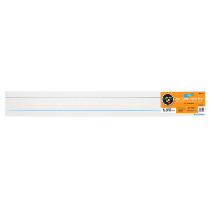 Dowling Magnets DO-733020 Large Magnetic Sentence Strips, 10 Pieces