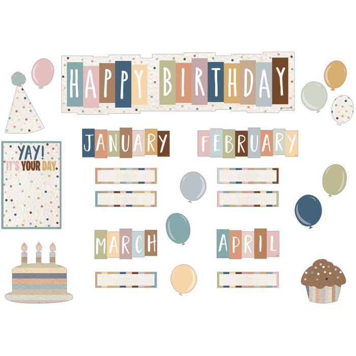 Teacher Created Resources TCR7123 Everyone is Welcome Happy Birthday Mini Bulletin Board Set