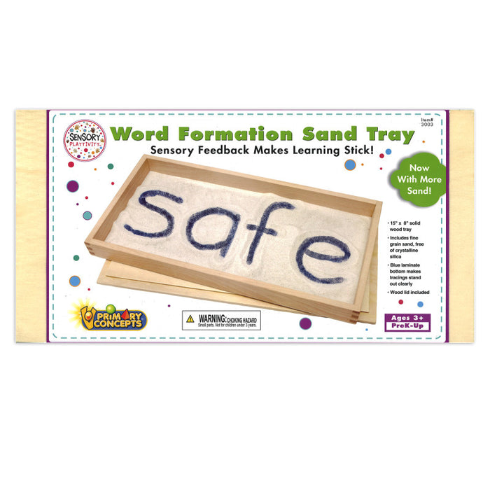 Primary Concepts PC-3003 Word Formation Sand Tray, 15" x 8"