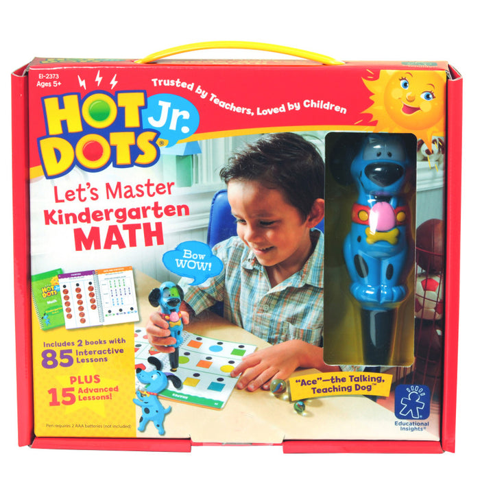 Educational Insights EI-2373 Hot Dots Jr. Let's Master Kindergarten Math