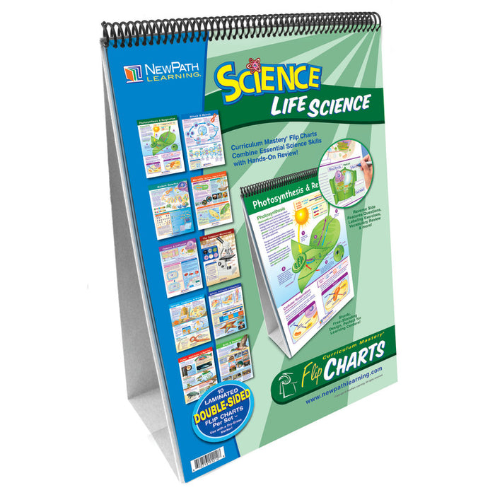 NewPath Learning NP-346007 Life Science Curriculum Mastery Flip Chart
