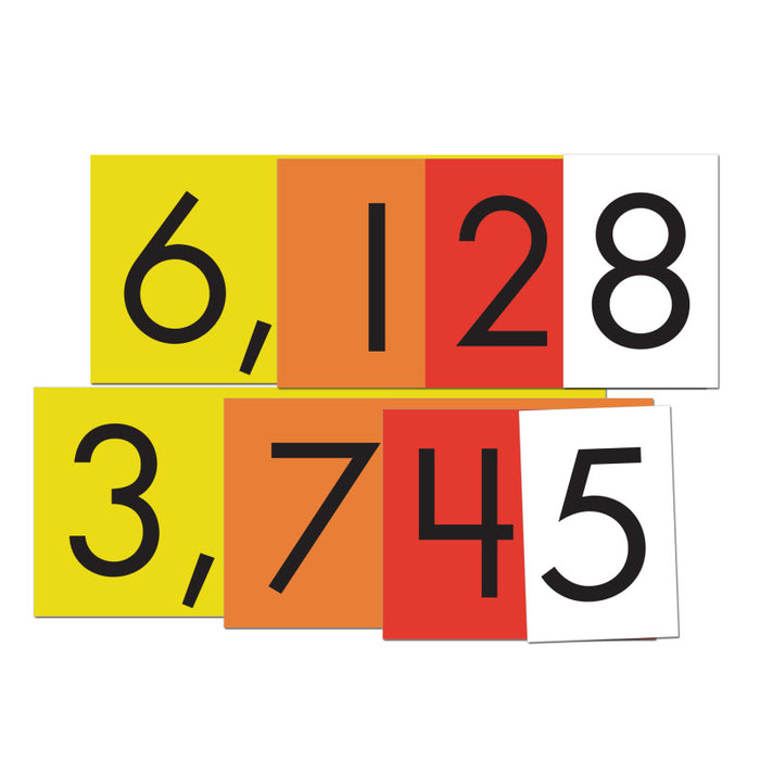 Sensational Math ELP626642 4-Value Whole Numbers Place Value Cards Set, 40 Cards