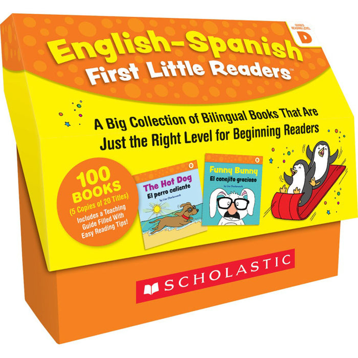 Scholastic Teaching Solutions SC-866806 English-Spanish First Little Readers: Guided Reading Level D (Classroom Set)