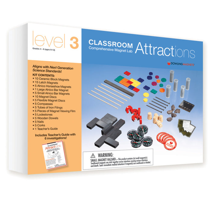 Dowling Magnets DO-731303 Classroom Attractions Kit, Level 3