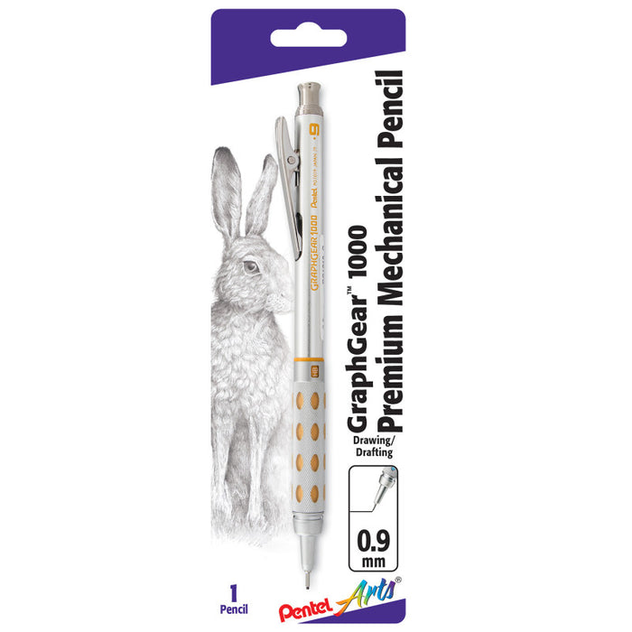 Pentel Arts PTAPG1019GPABP GraphGear 1000 Expert Mechanical Drafting Pencil (0.9mm)