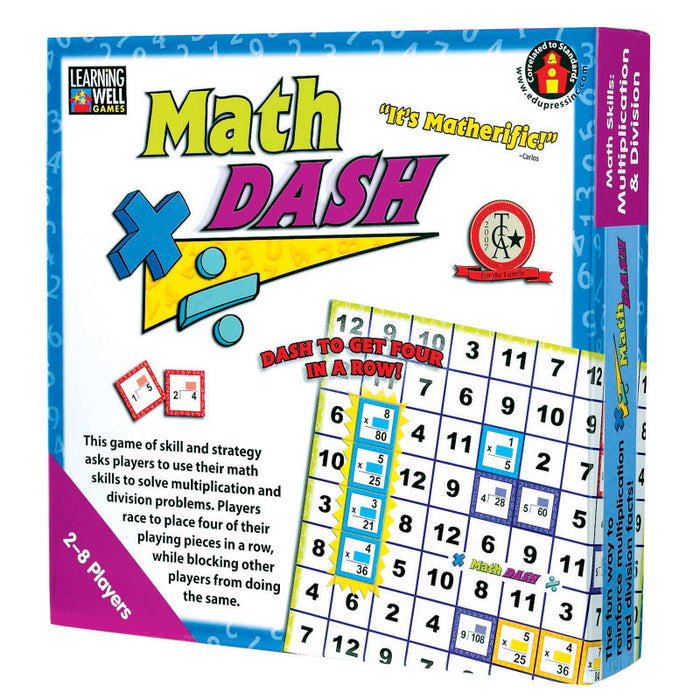 Edupress EP-LRN2349 Math Dash Game: Multiplication & Division