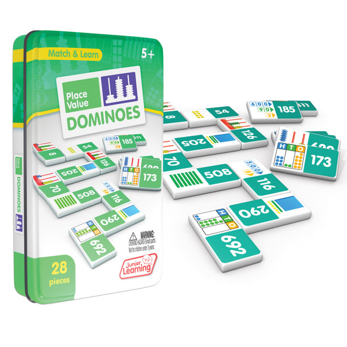 Junior Learning JRL489 Place Value Dominoes