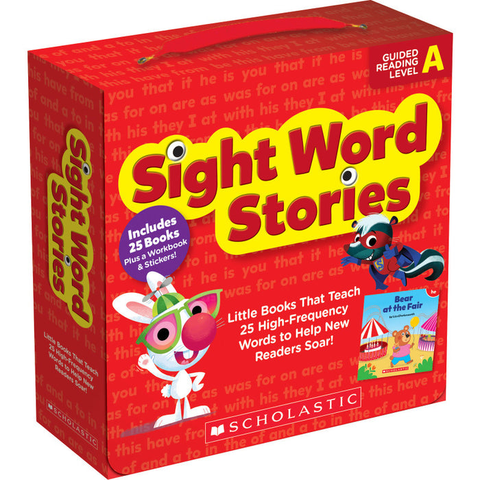 Scholastic Teaching Solutions SC-714921 Sight Word Stories: Level A (Parent Pack)