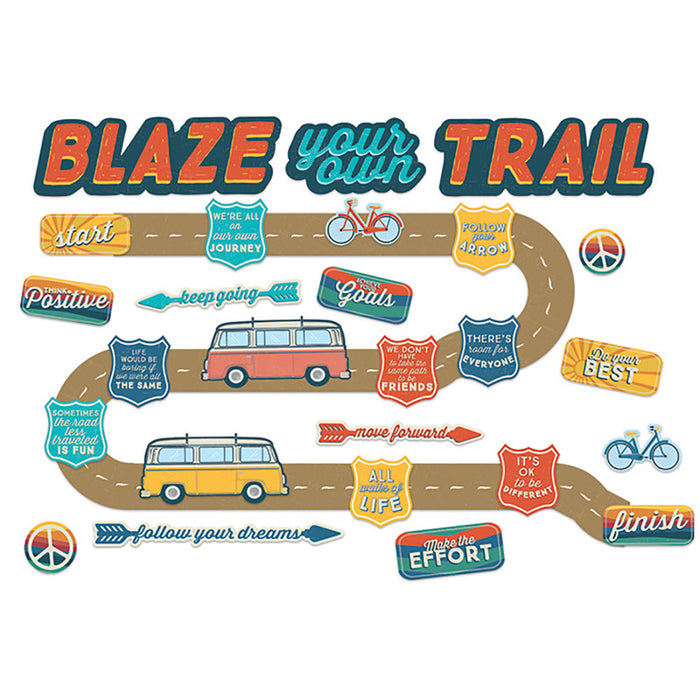 Eureka EU-847806 Adventurer Blaze Your Own Trail Mini Bulletin Board Set