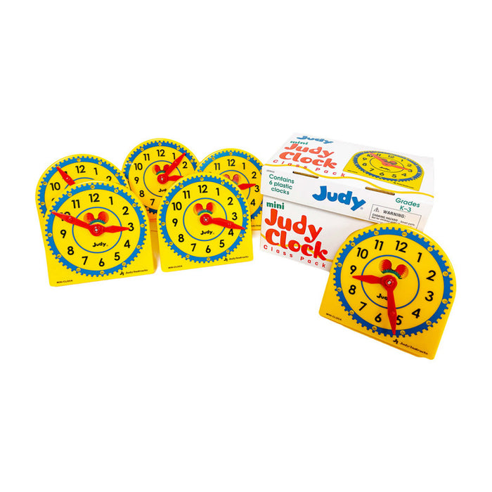 Judy CD-0768218489 Judy Clock Class Pack, 6 Clocks