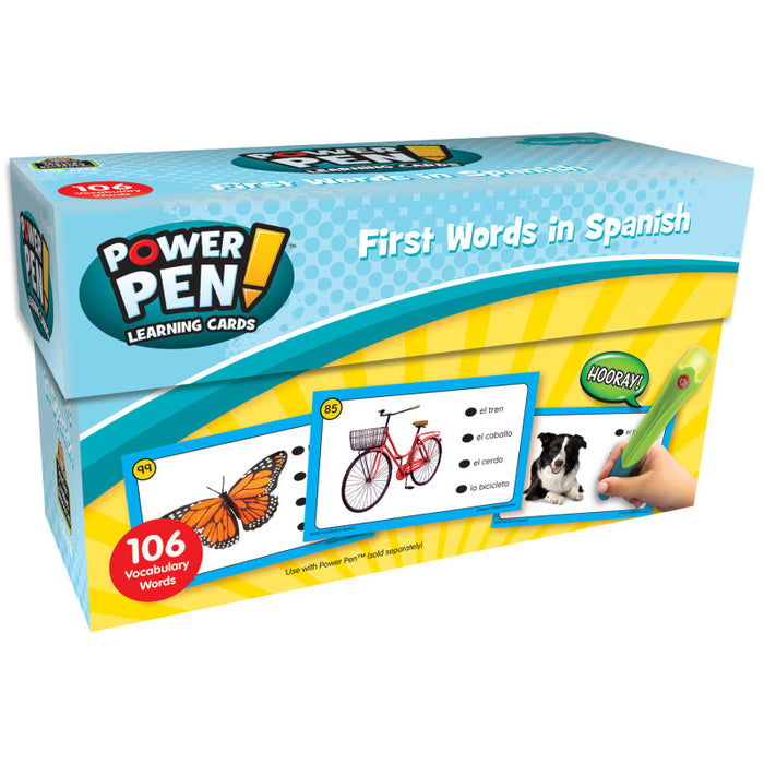 Teacher Created Resources TCR6726 Power Pen Learning Cards: First Words in Spanish