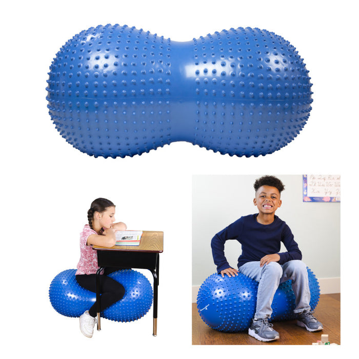 Bouncyband BBASR95BU Sensory Peanut Stability Ball