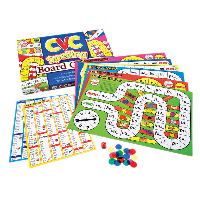Didax DD-195181 CVC Spelling Board Game